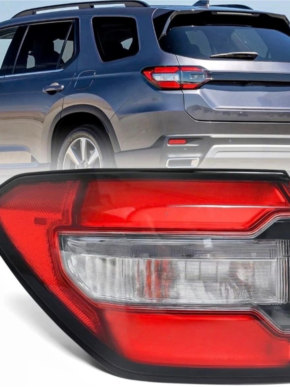 Huray Outer Left Tail Light Assembly for Honda Pilot 2023 2024